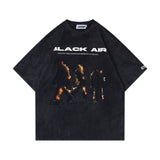 Made Extreme Black Air He Cant Be Found Graphic Prints Streetwear T Shirt