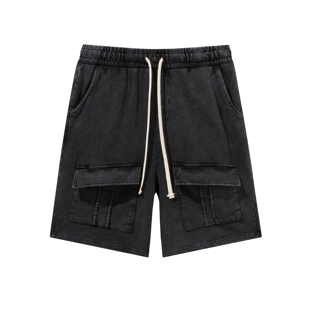 Summer Streetwear Pockects Elastic Casual Shorts