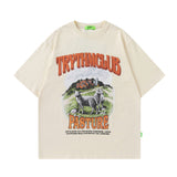 TRYTHM CLUB Pasture Print Short Sleeve T-shirt
