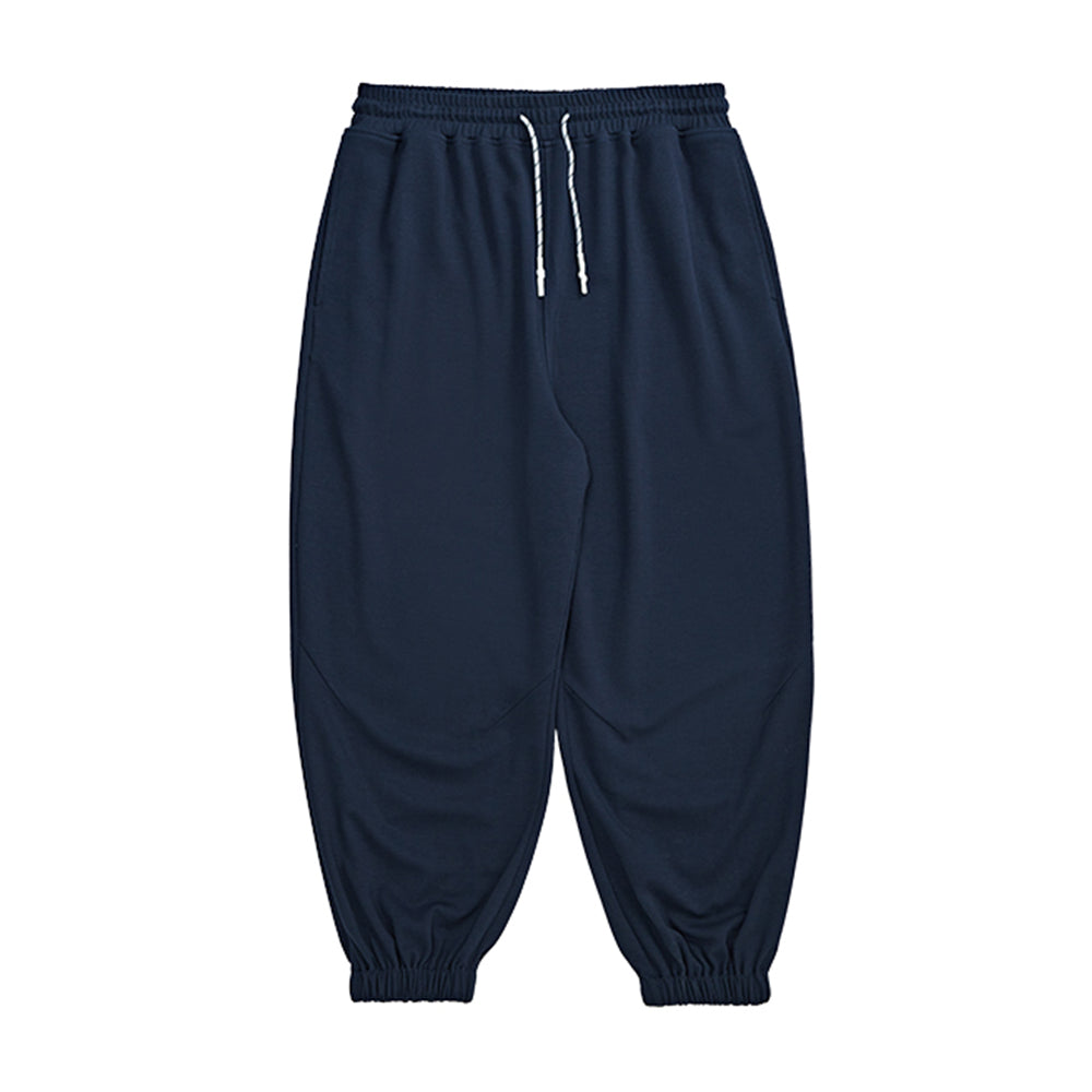 Men's Loose Fit Pants Hip Hop Sports Wide Leg Sweatpants Elastic Waist  Trousers | eBay